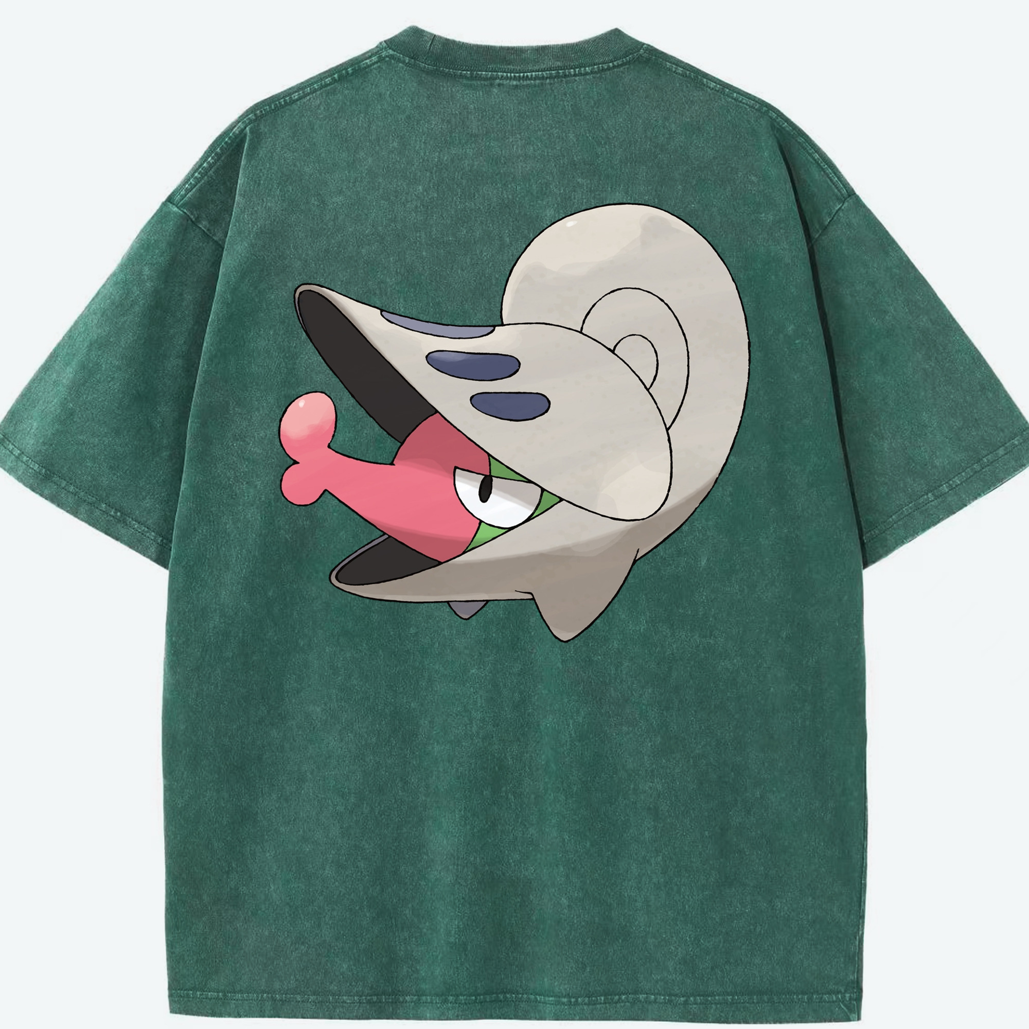 （画像用） ポケットモンスター Pokémon 綿100% ヴィンテージ風 半袖Tシャツ（背面プリント）